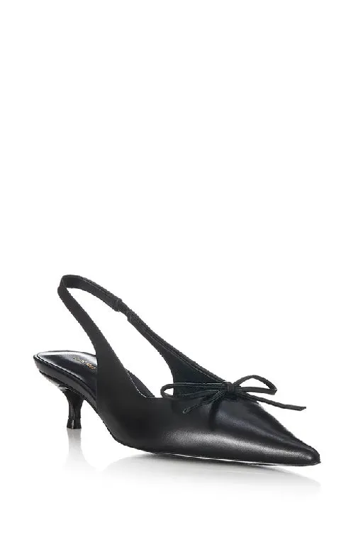 ALIAS MAE - EVA HEEL - BLACK LEATHER