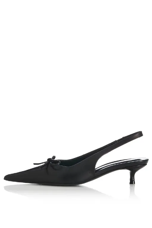 ALIAS MAE - EVA HEEL - BLACK LEATHER