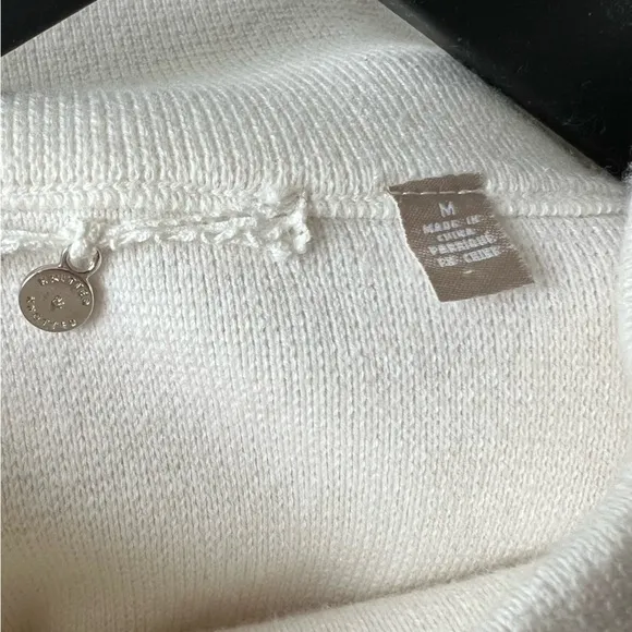 Anthropologie Knitted &amp; Knotted Cashmere Lace Sleeve Sweater | Size Medium