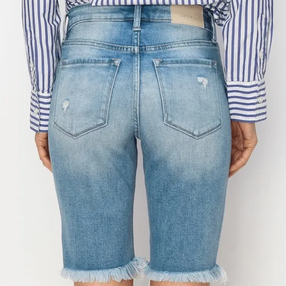 Artemis Vintage Harper Mid Rise Bermuda Shorts