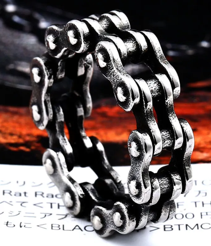 Bike Chain - Stainless Steel Ring