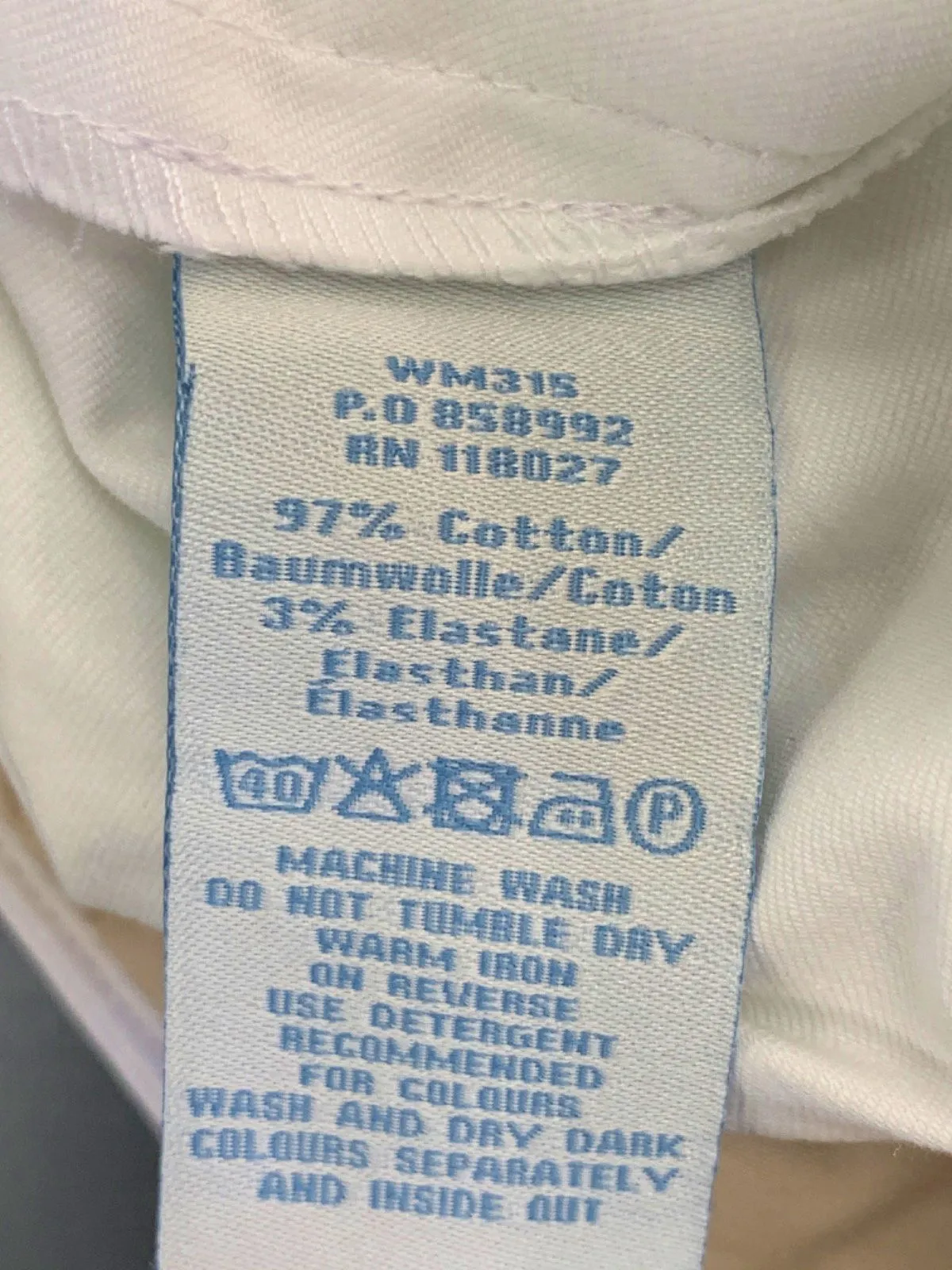 Boden White Slim Fit Jeans W28 UK 6 Petite