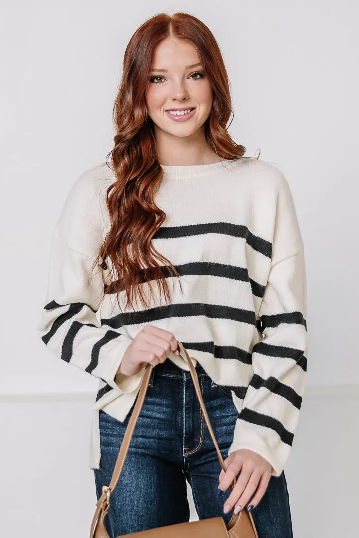 By The Fire Striped Sweater