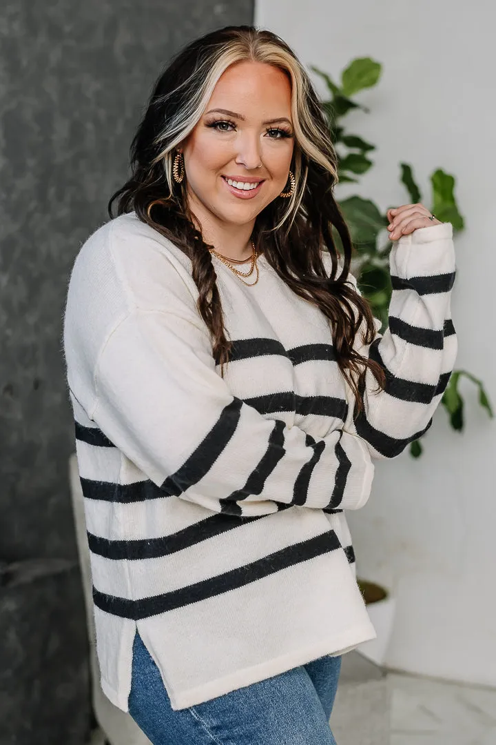 By The Fire Striped Sweater
