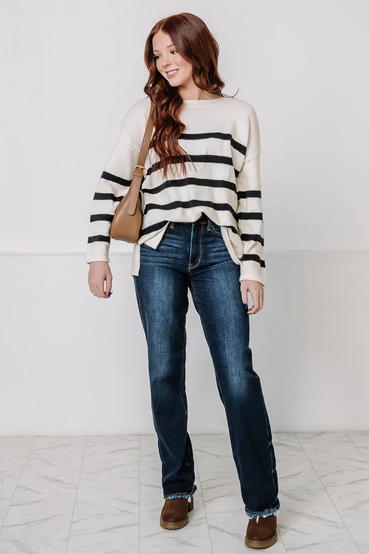 By The Fire Striped Sweater