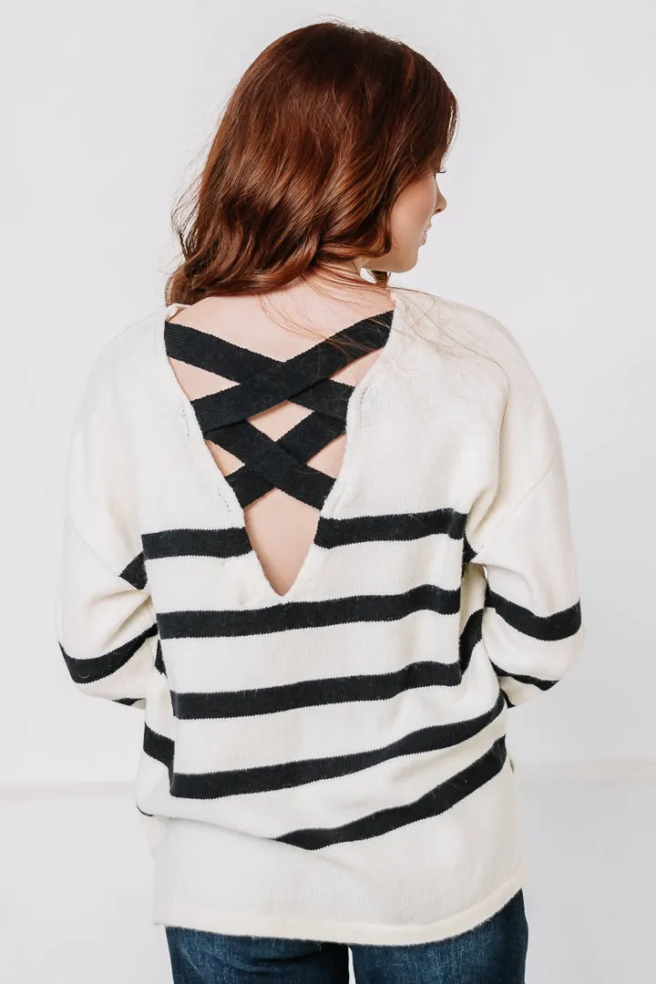 By The Fire Striped Sweater
