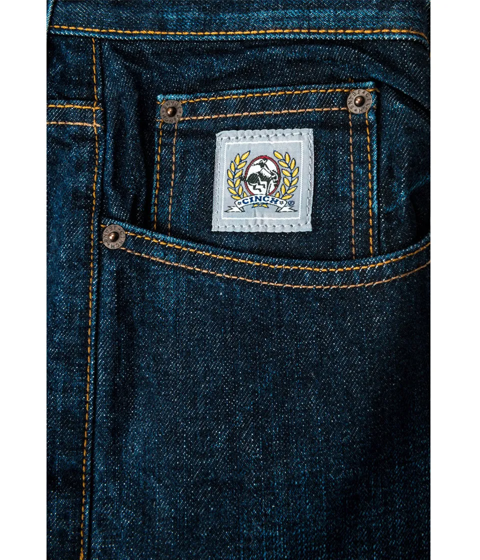 CINCH MEN'S SLIM FIT SILVER LABEL JEANS - DARK RINSE