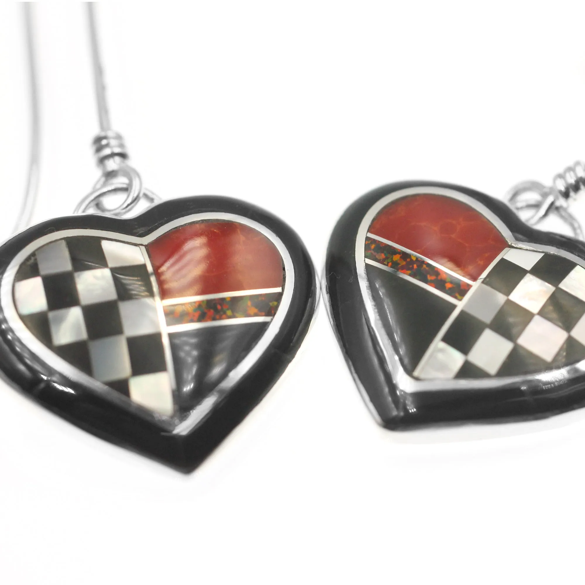 Corner Cafe Heart Earrings