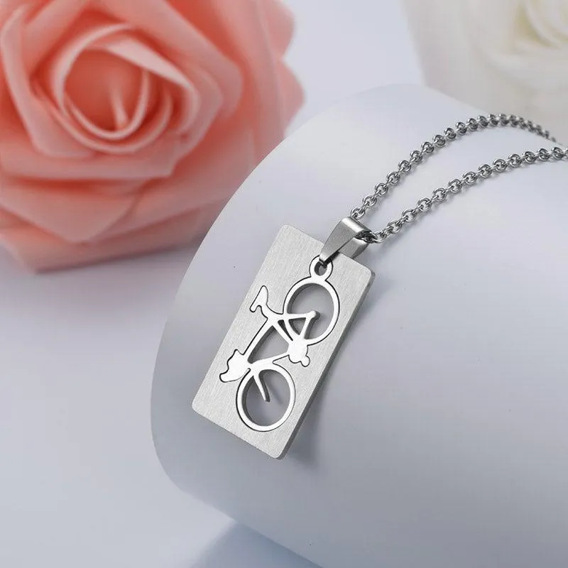 Cycolinks Bicycle Pendant Necklace