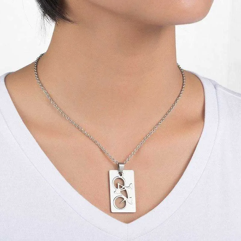 Cycolinks Bicycle Pendant Necklace