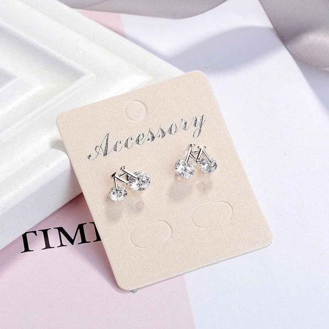 Cycolinks Cubic Zircon Bicycle Earrings