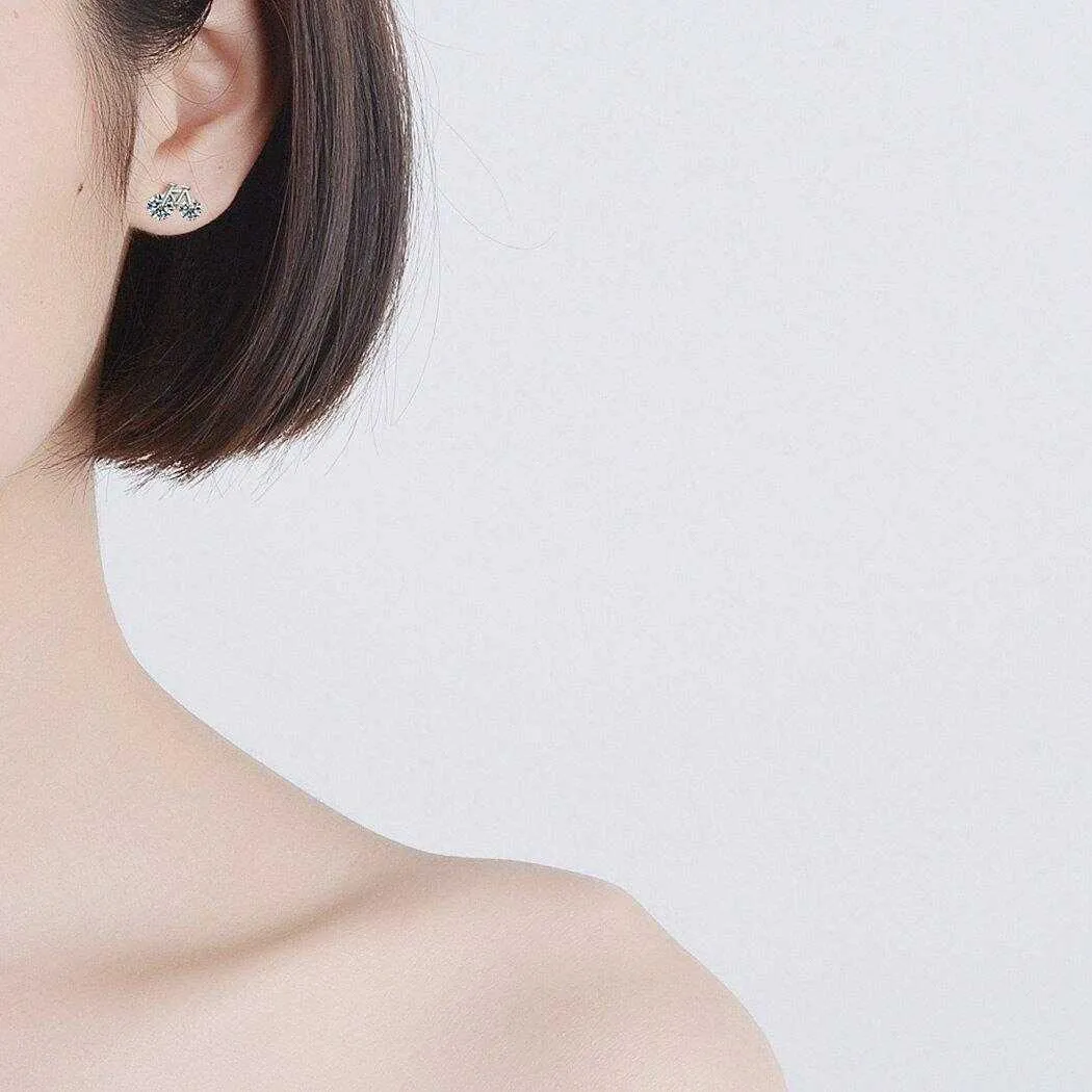 Cycolinks Cubic Zircon Bicycle Earrings
