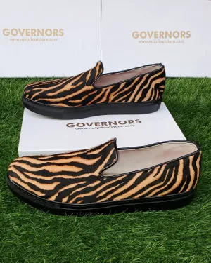 HANDMADE AFRICAN TIGER SKIN SNEAKERS