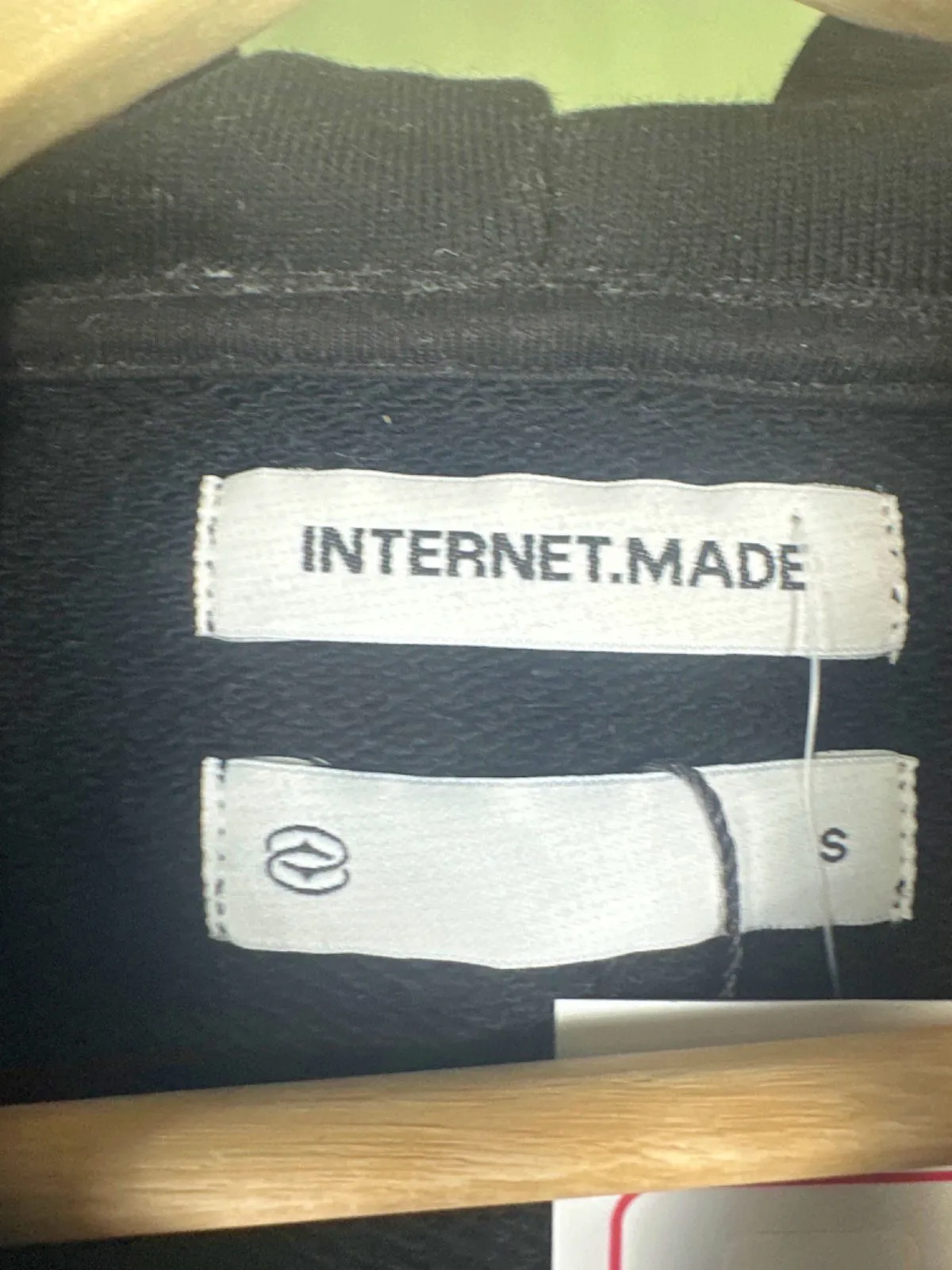 Internet.Made Black Hoodie UK S