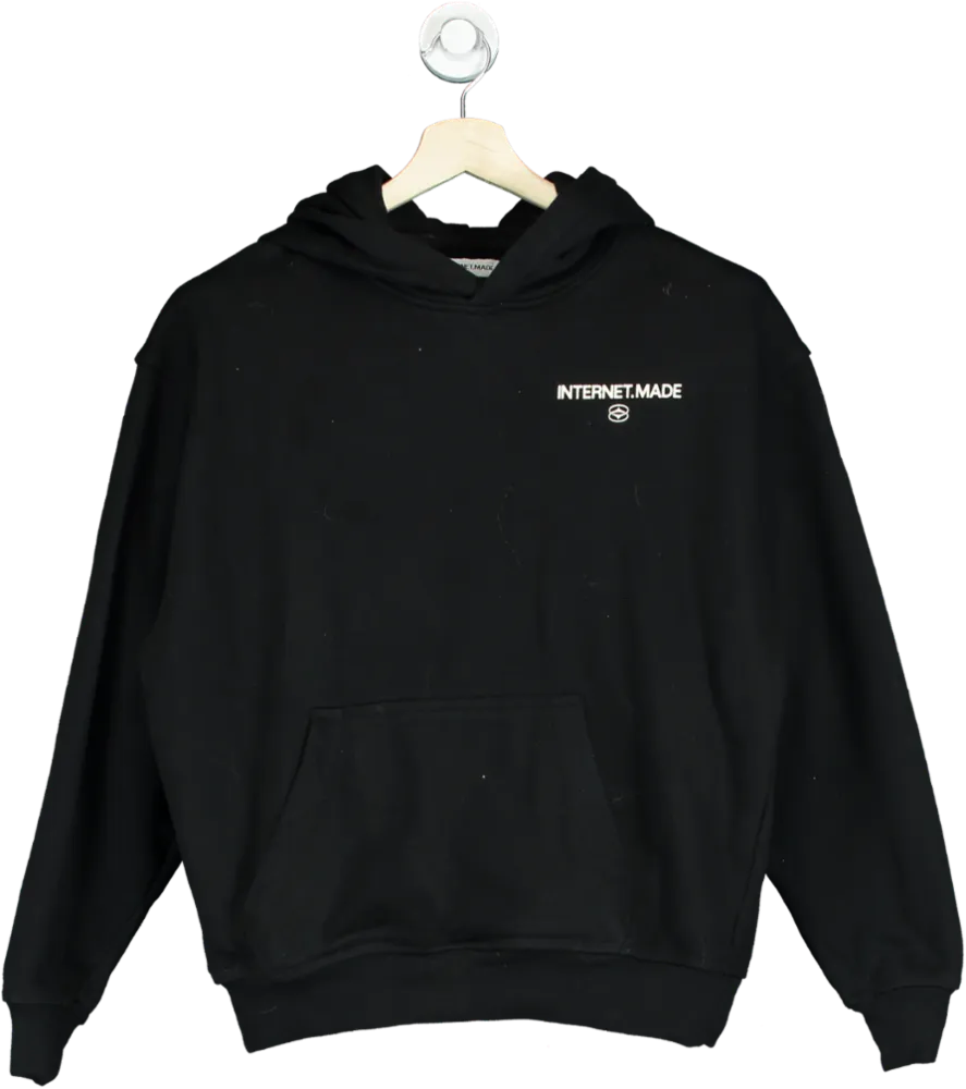 Internet.Made Black Hoodie UK S