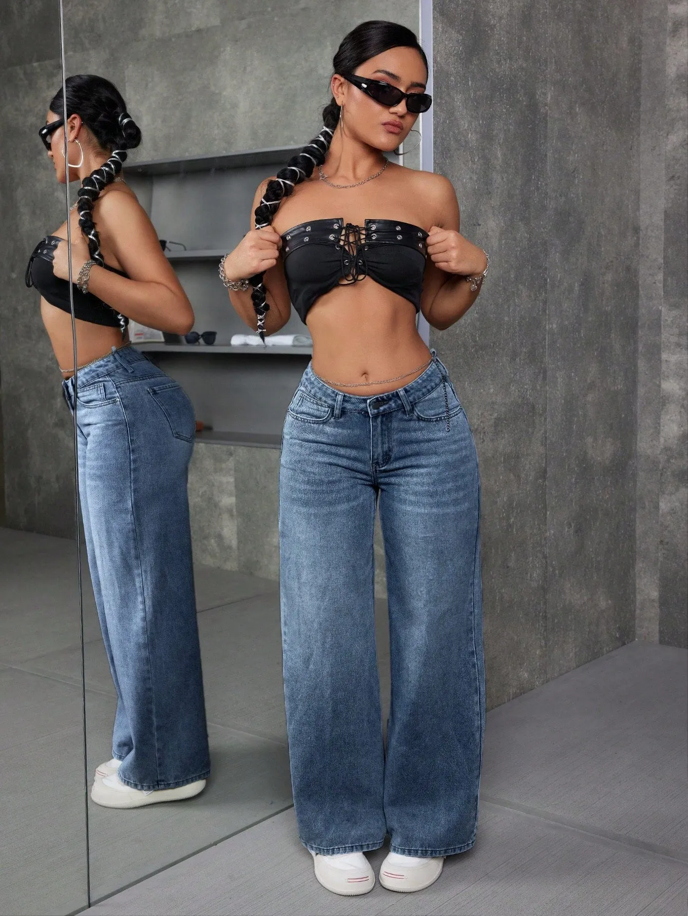 Jeans Casual de Mujer Cherry Vibes - Estilo y Comodidad