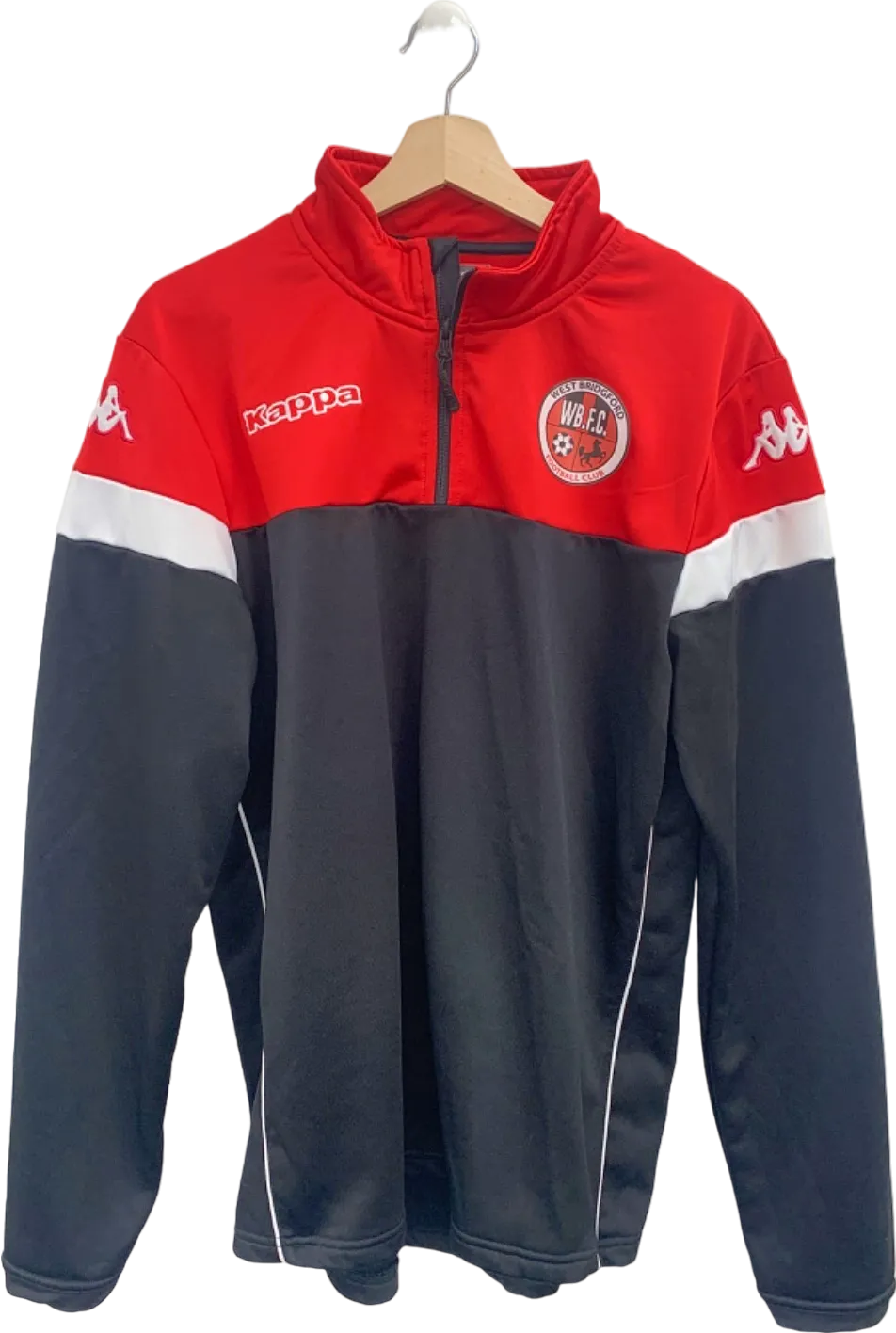 Kappa Red/Black West Bridgford Football Club Jacket UK XL