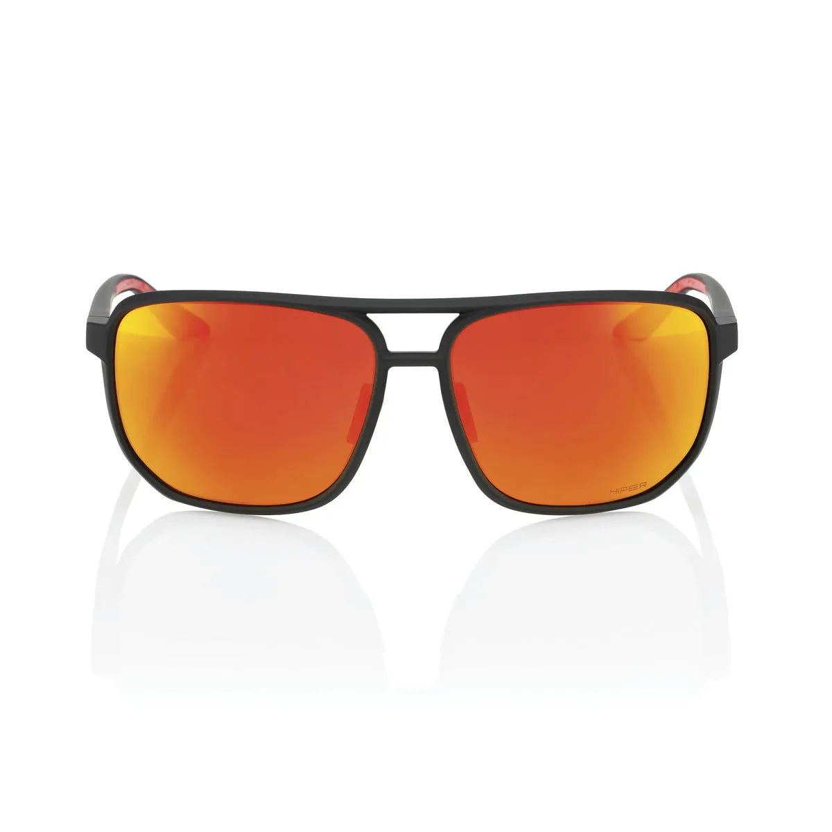 KONNOR - Soft Tact Black - HiPER Red Multilayer Mirror Lens
