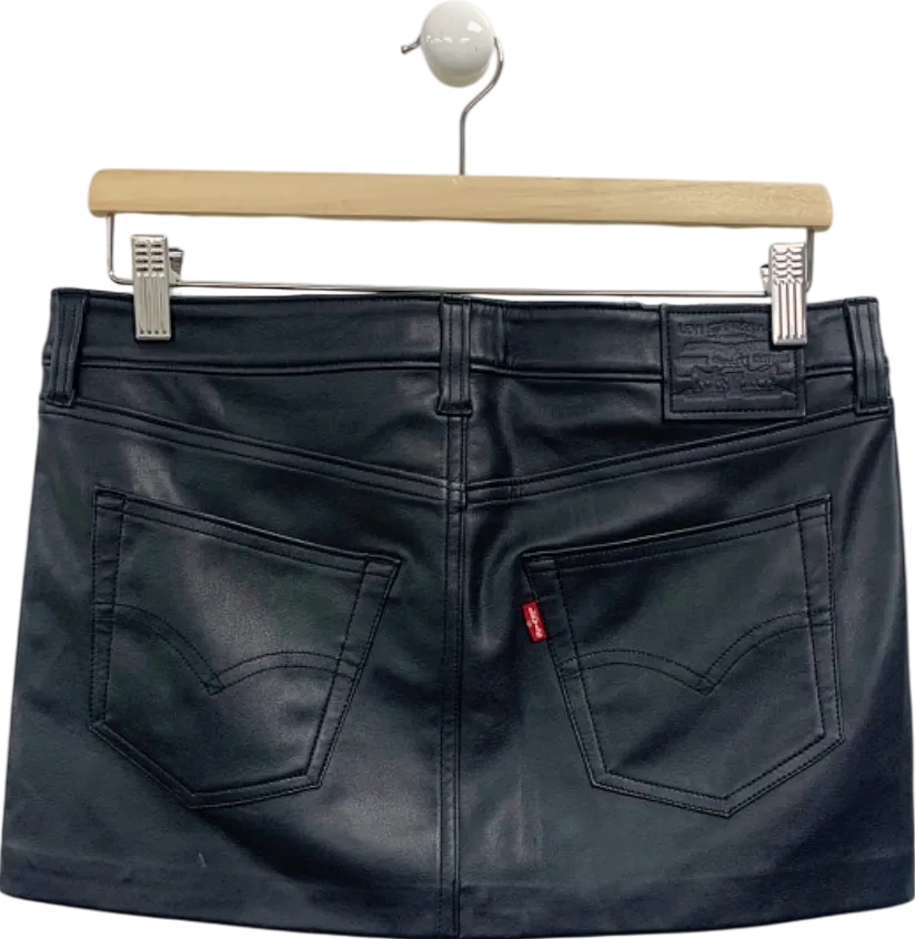 Levi's Black Mini Skirt UK XS