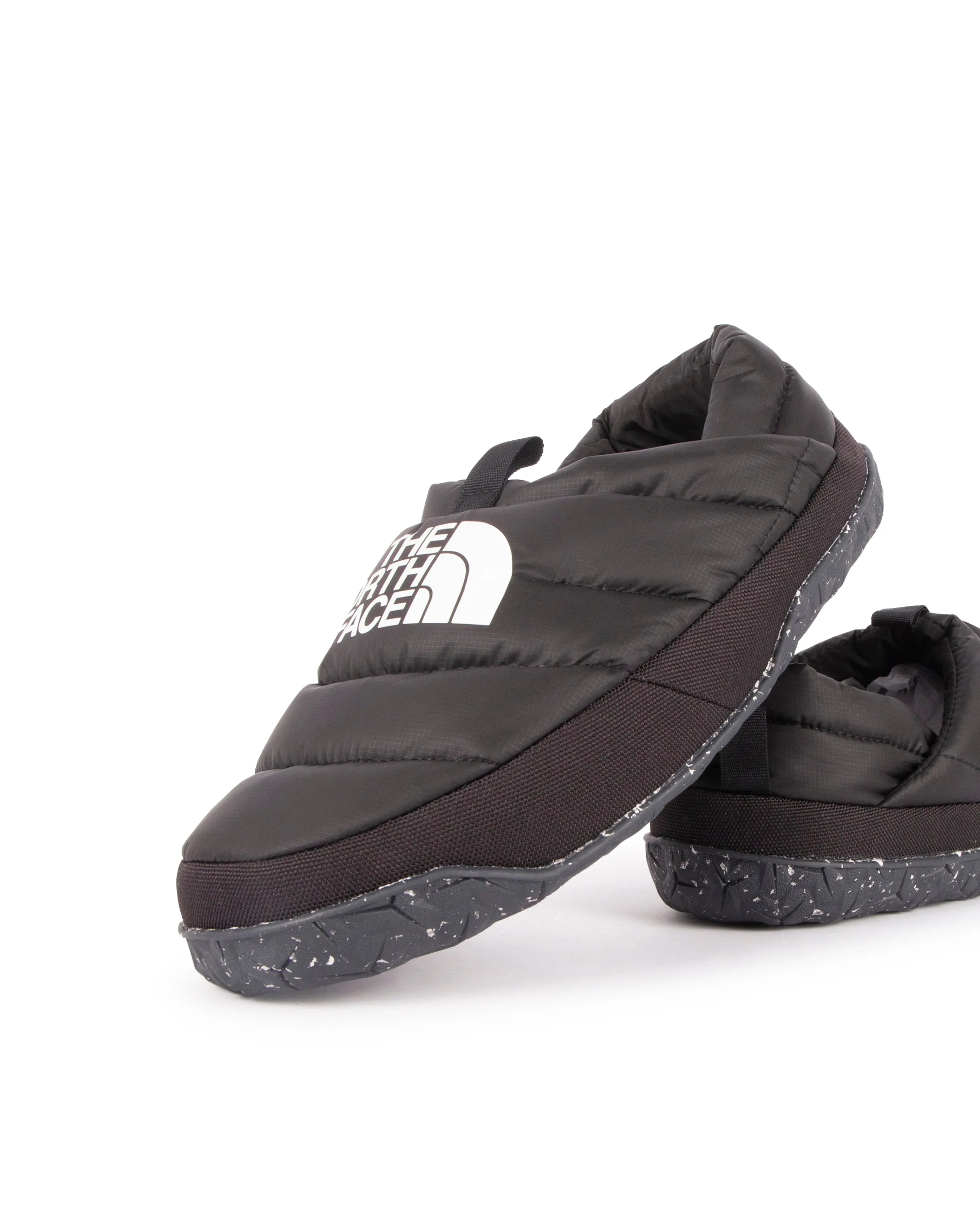 M Nuptse Mule Black White