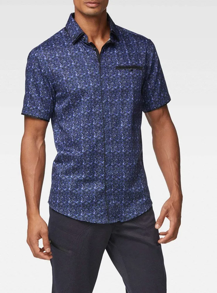 Men's casual short sleeve shirt