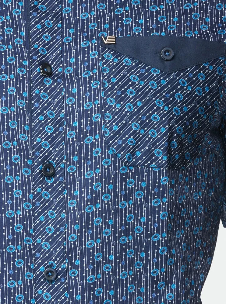Men's casual short sleeve shirt