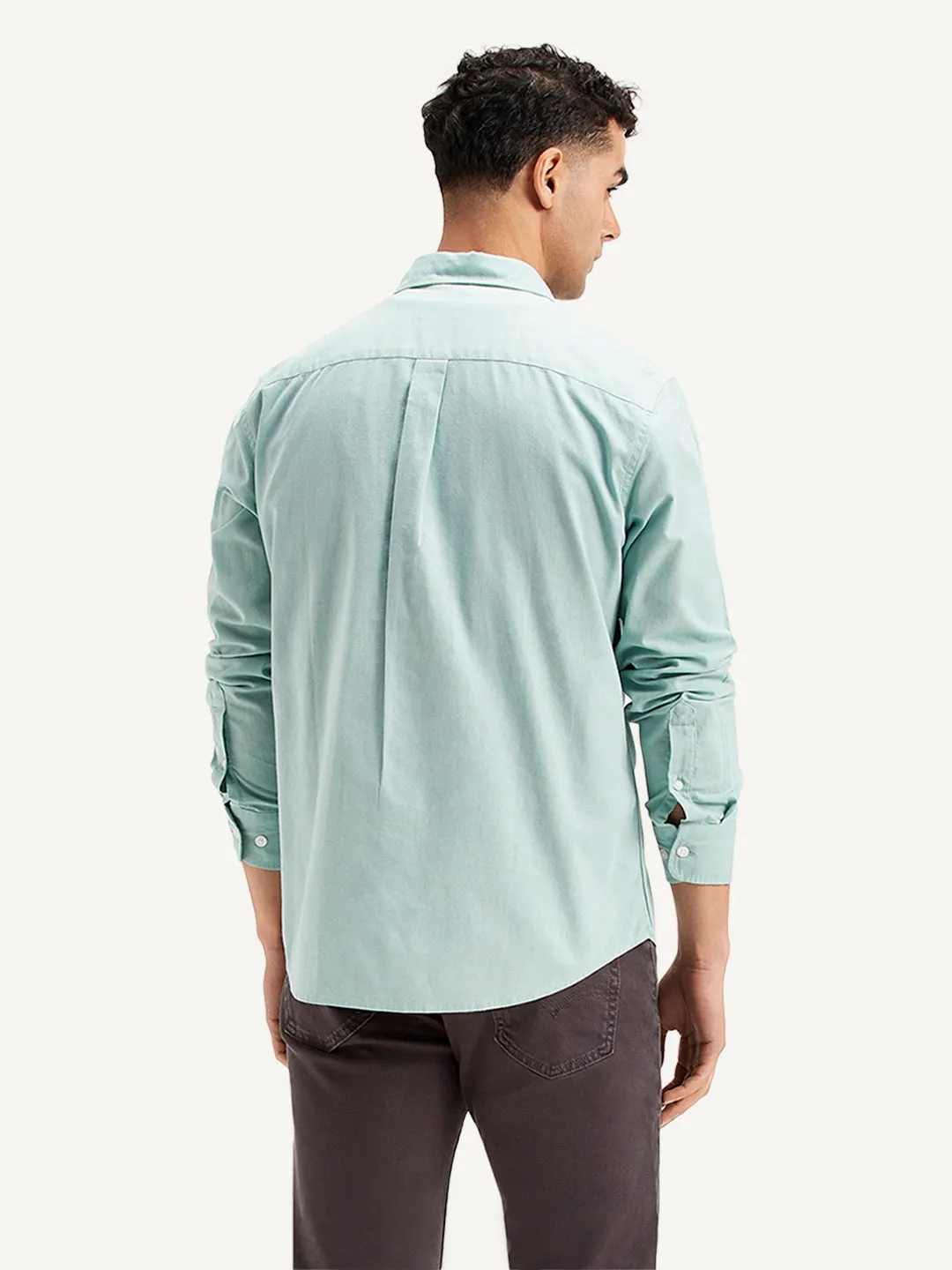 Men's Solid Regular Fit Shirt