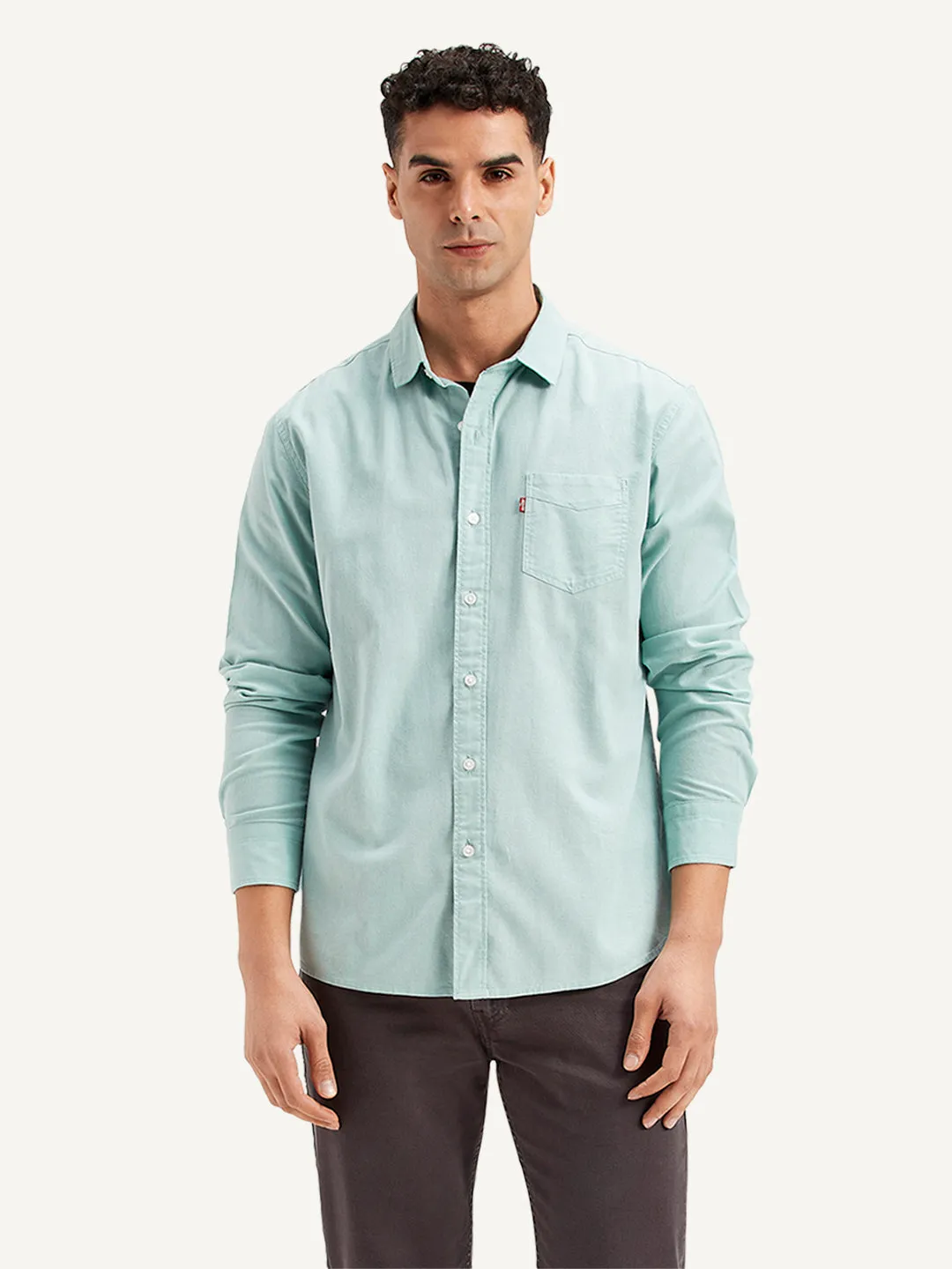 Men's Solid Regular Fit Shirt