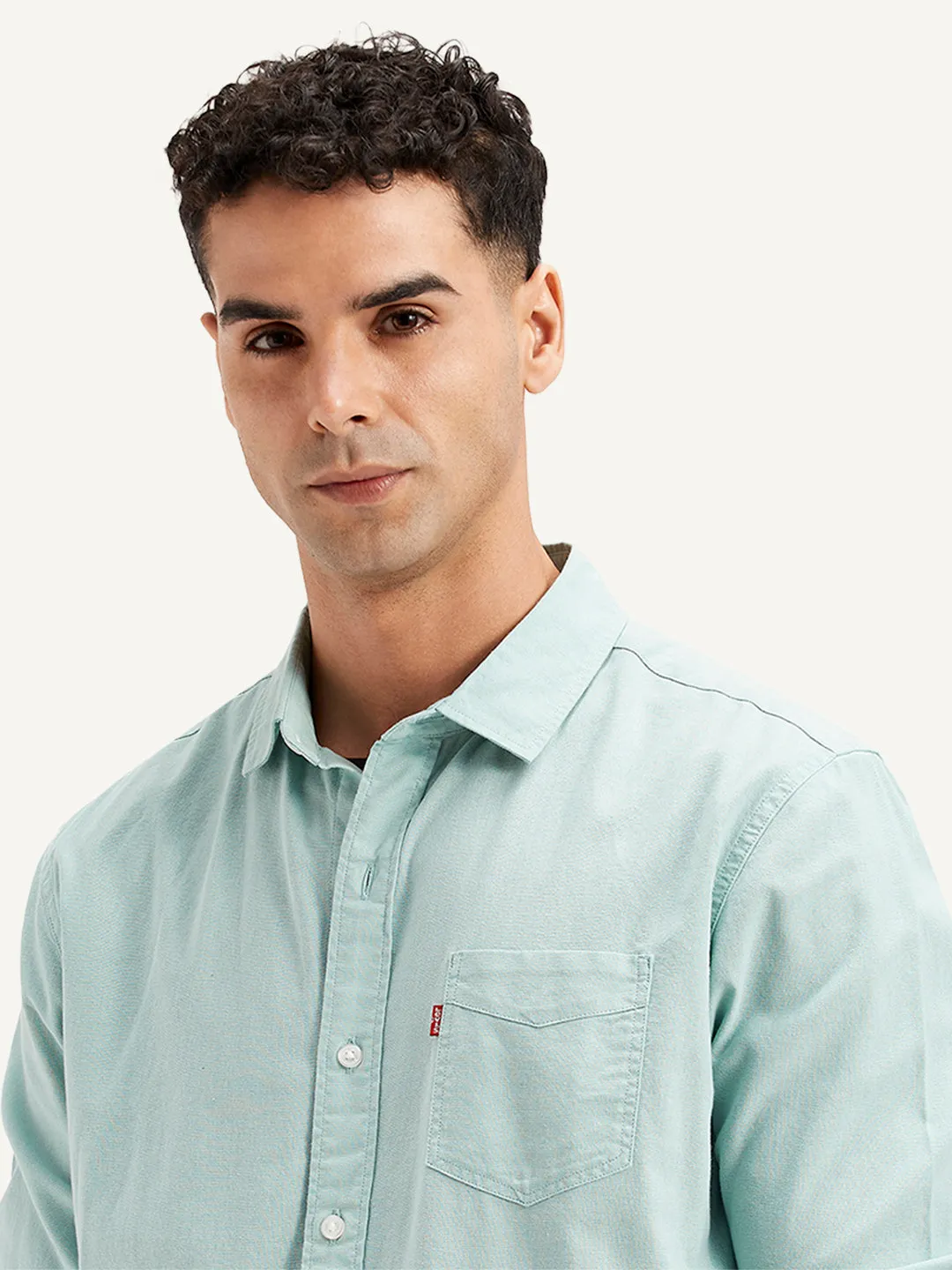 Men's Solid Regular Fit Shirt