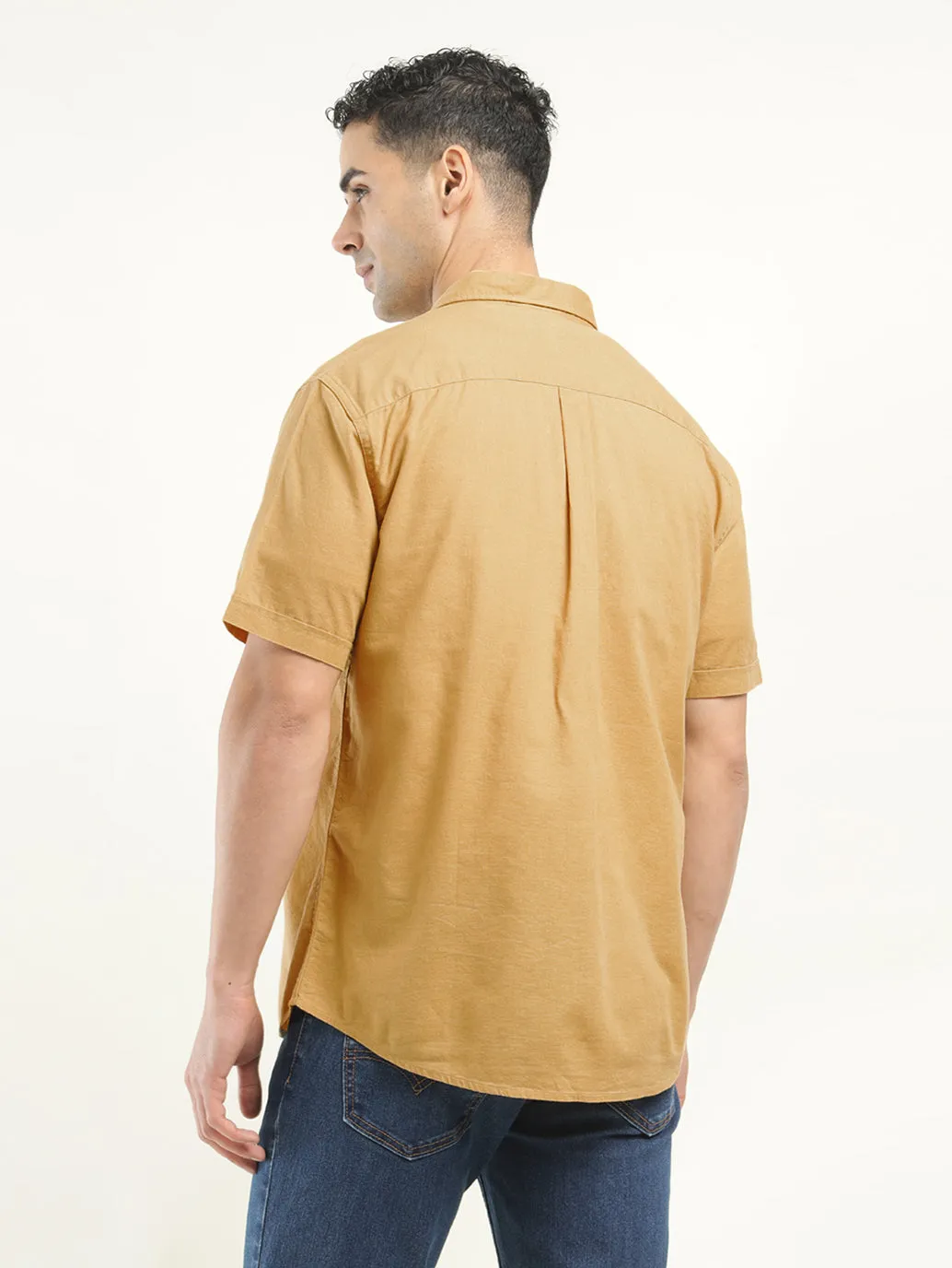 Men's Solid Slim Fit Shirt