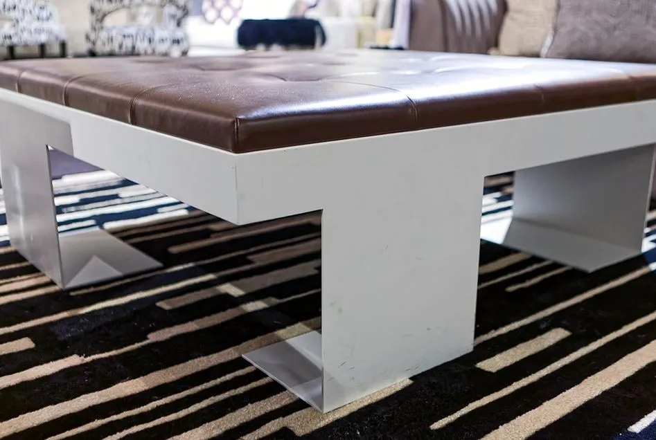 Monument Cocktail Ottoman - Baker Furniture