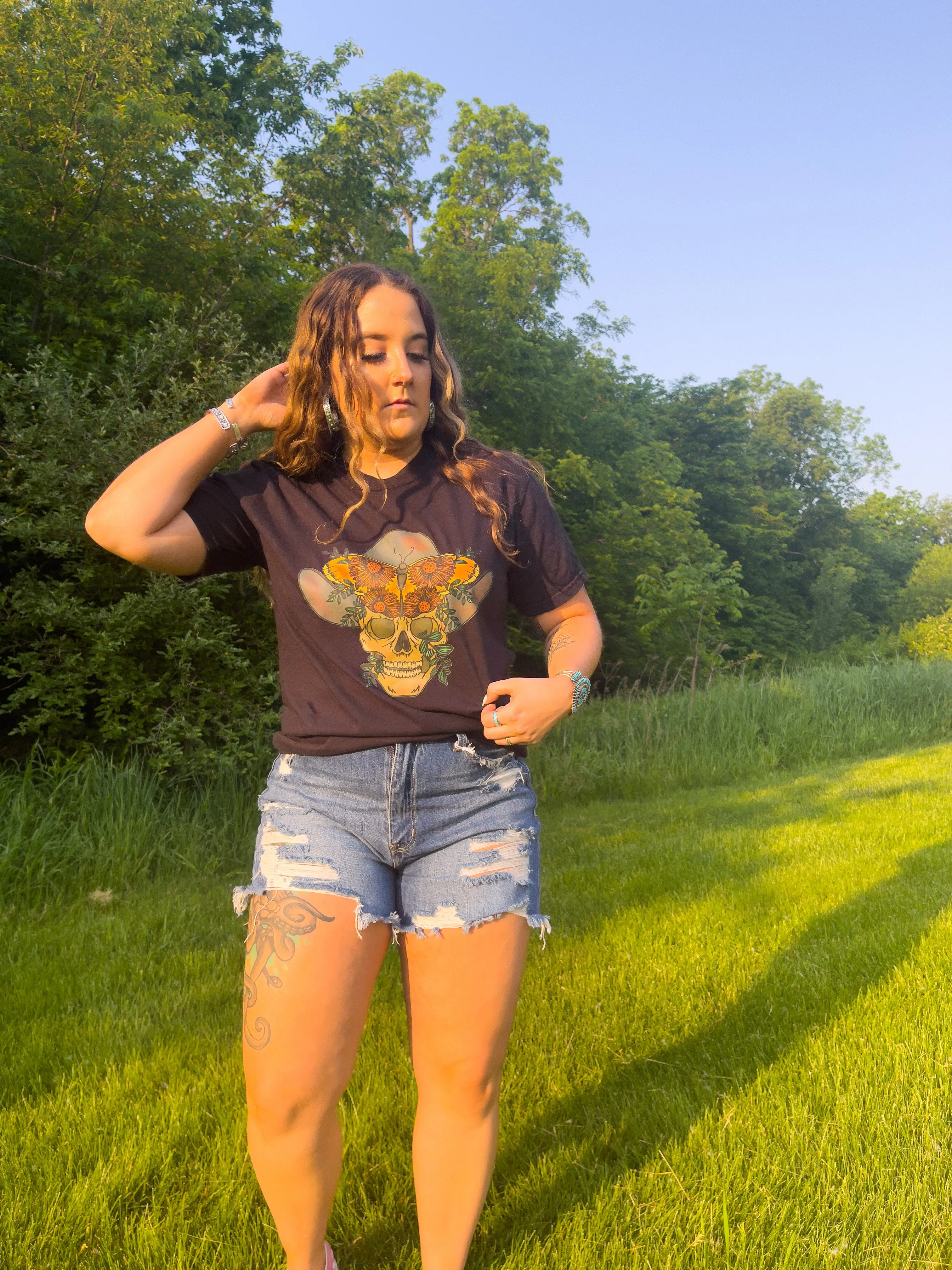 Moth Skull Tee