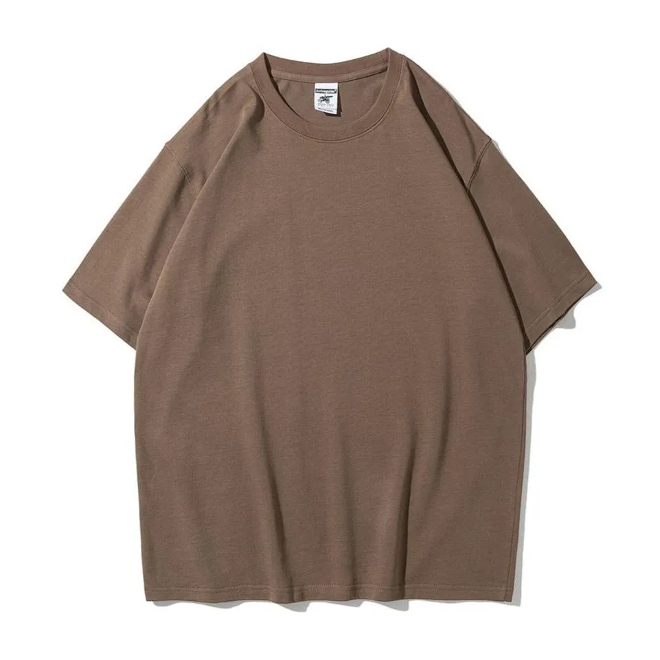 "ESSENTIAL" T-SHIRT BASIQUE UNI JAUNE MOUTARDE STREETWEAR - URB1™
