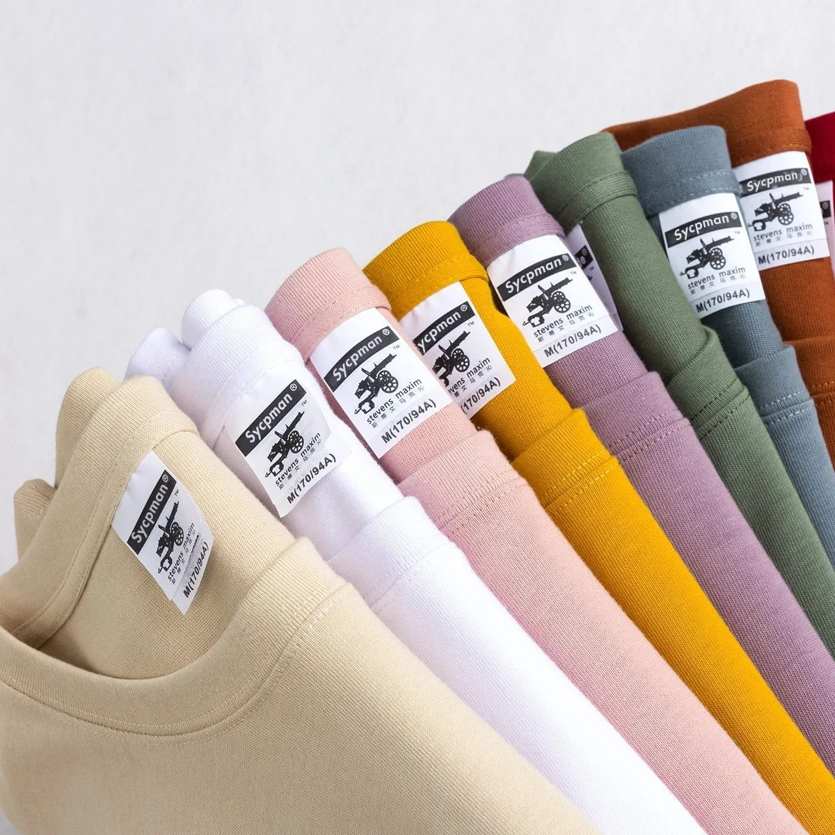 "ESSENTIAL" T-SHIRT BASIQUE UNI JAUNE MOUTARDE STREETWEAR - URB1™