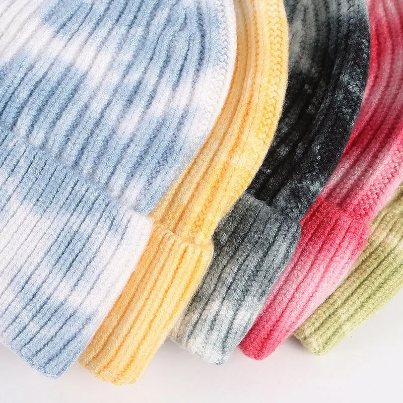 "TIE AND DYE" Bonnet Orange streetwear - URB1™