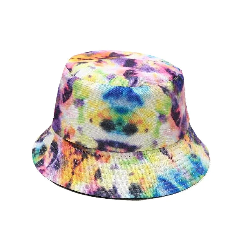 "TIE AND DYE" Chapeau Bob Imprimé Blanc Rose - URB1™