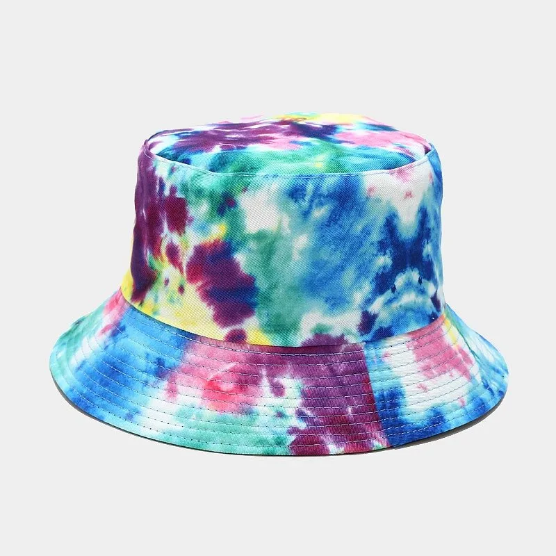 "TIE AND DYE" Chapeau Bob Imprimé Blanc Rose - URB1™