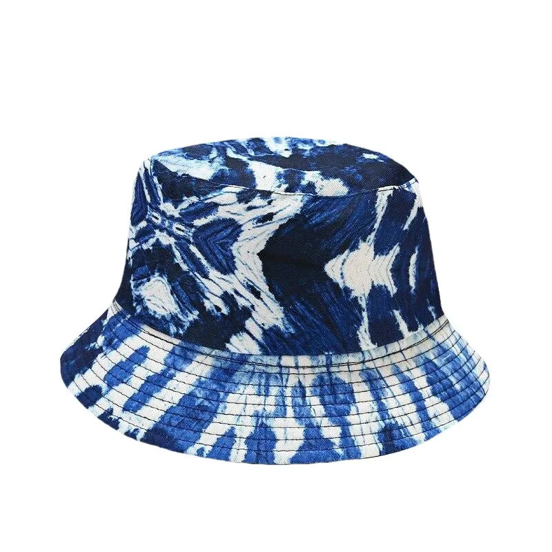 "TIE AND DYE" Chapeau Bob Imprimé Blanc Rose - URB1™