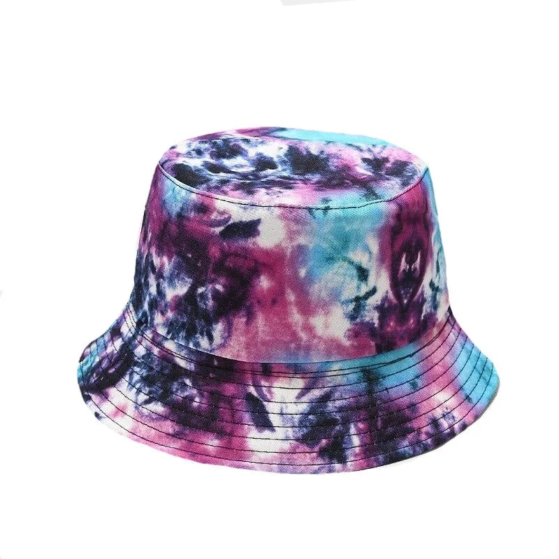 "TIE AND DYE" Chapeau Bob Imprimé Blanc Rose - URB1™
