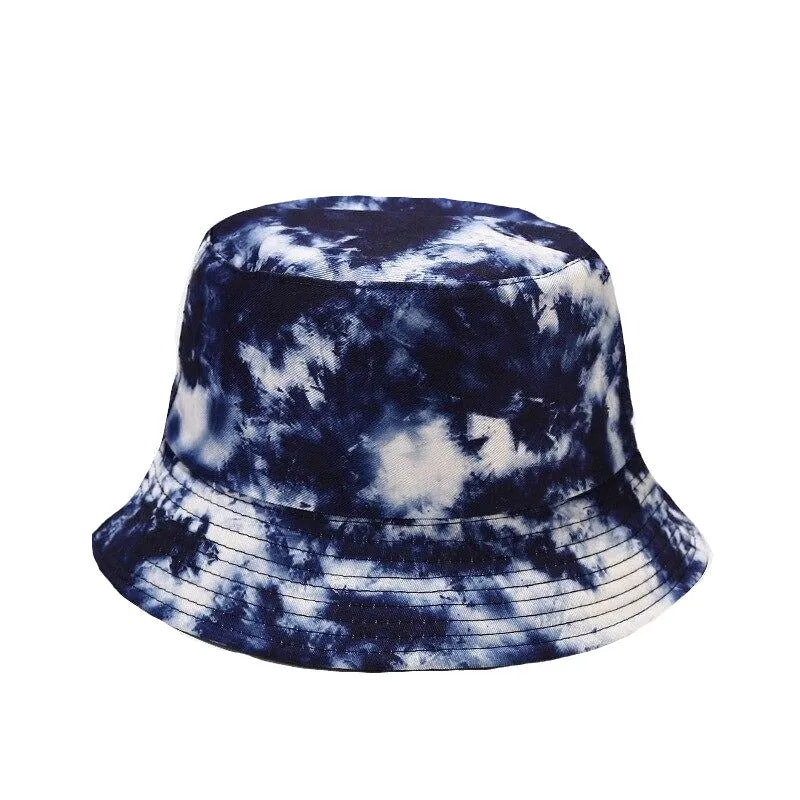 "TIE AND DYE" Chapeau Bob Imprimé Blanc Rose - URB1™