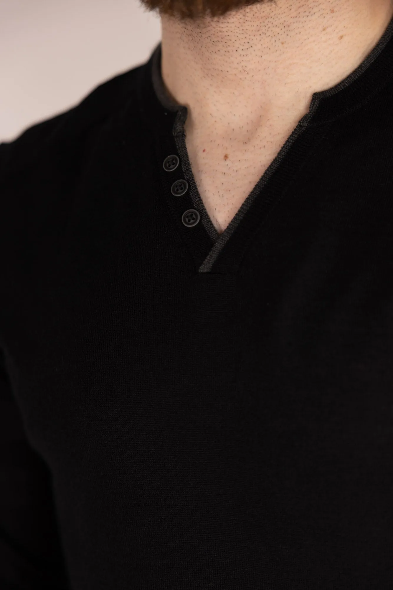 Raffi Connor Henley Sweater