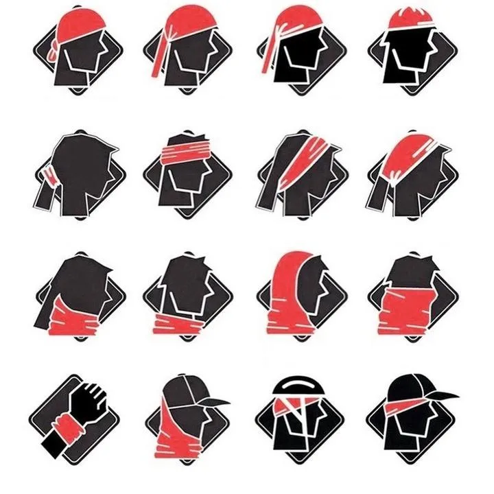Rosa Biker Bandana