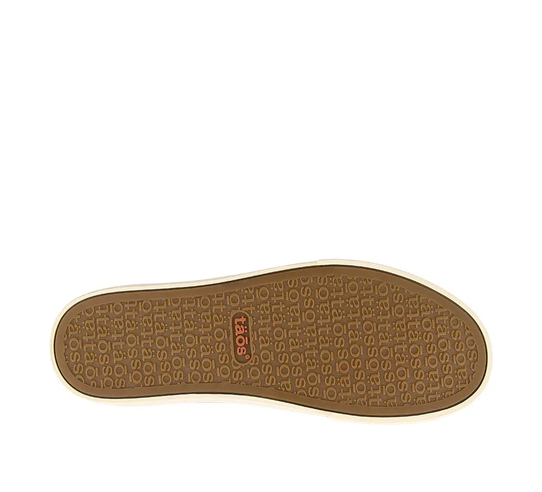 Taos Footwear Women's Ez Soul Sneaker 11 Oat Wash Canvas