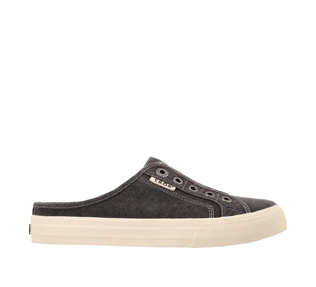 Taos Footwear Women's Ez Soul Sneaker 9 Charcoal Wash Canvas