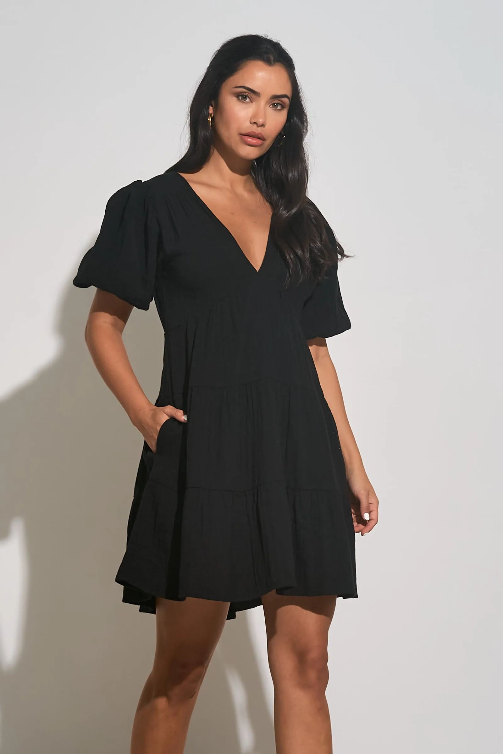 The Louise Tiered Skirt Mini Dress