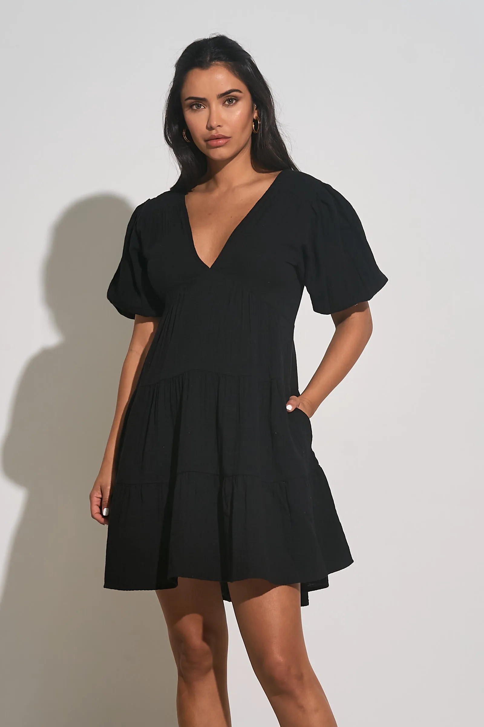 The Louise Tiered Skirt Mini Dress