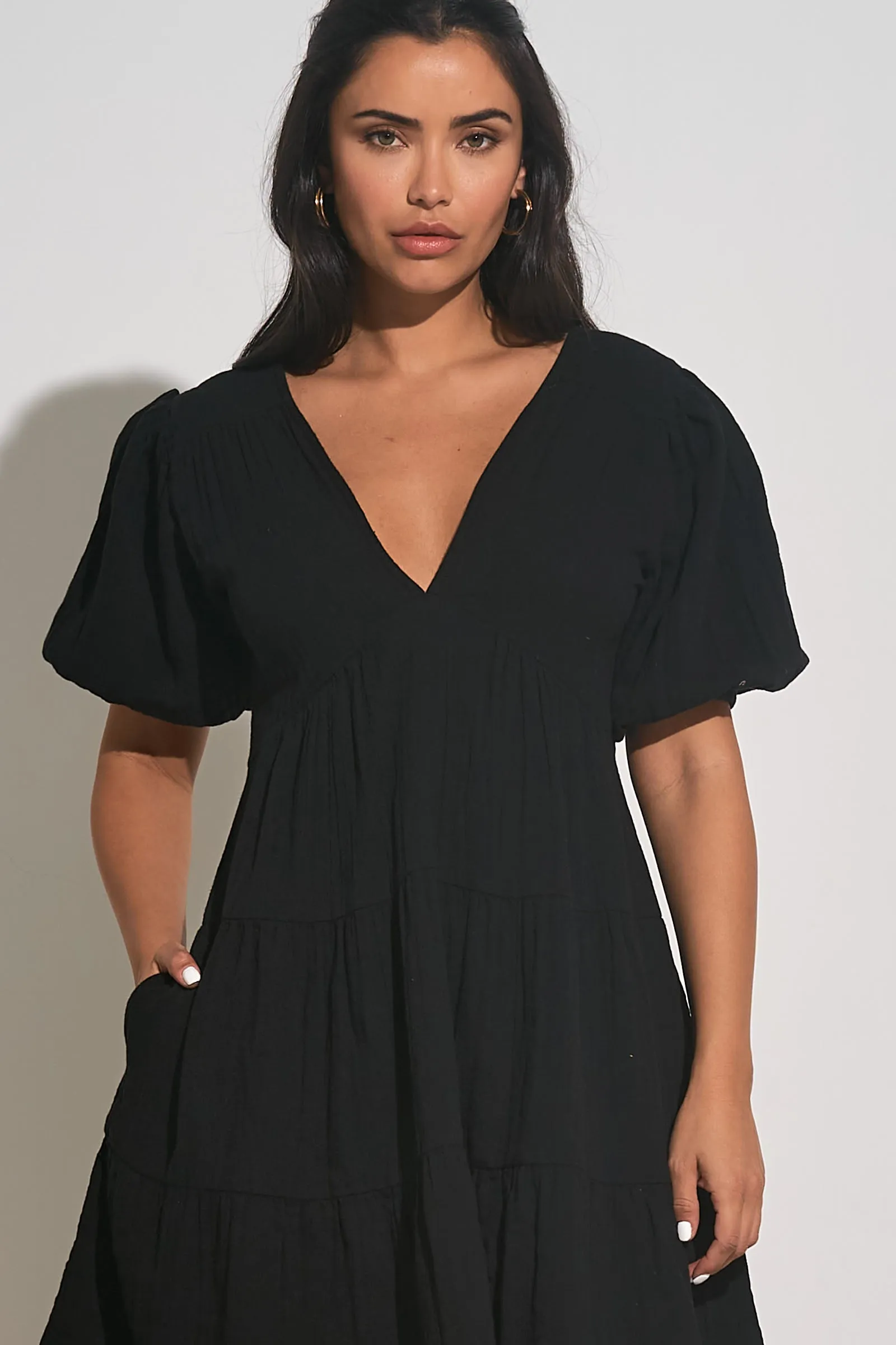 The Louise Tiered Skirt Mini Dress