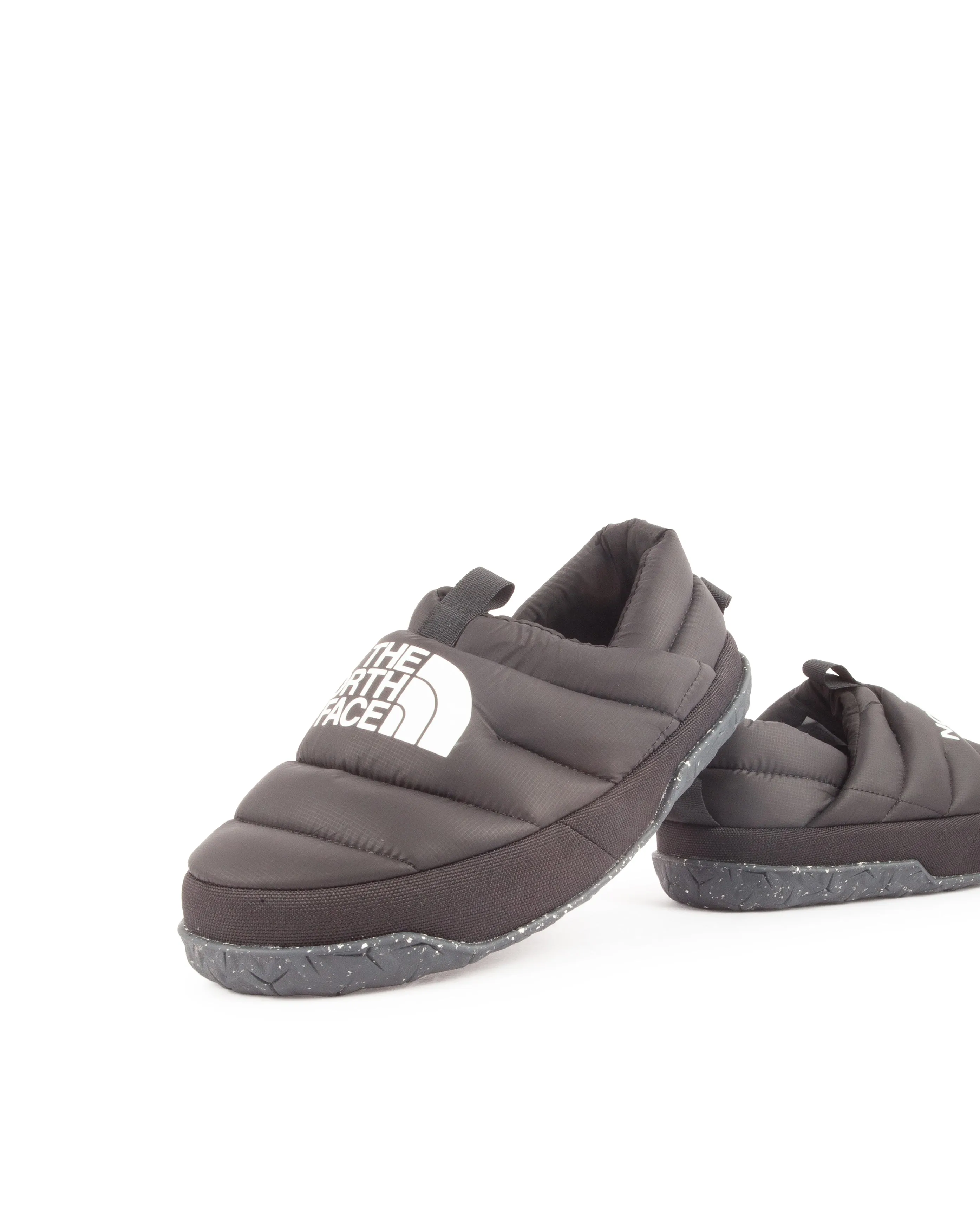W Nuptse Mule Black White